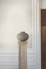 Amari Platinum Wallpaper with Textured Weave in Transitional Style - York GT4591N