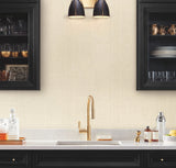 Amari Travertine Beige Wallpaper with Fabric Texture Weave - York GT4593N