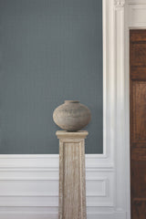 Amari Admiral Blue Wallpaper with Weaves Texture, Transitional Style - York GT4595N
