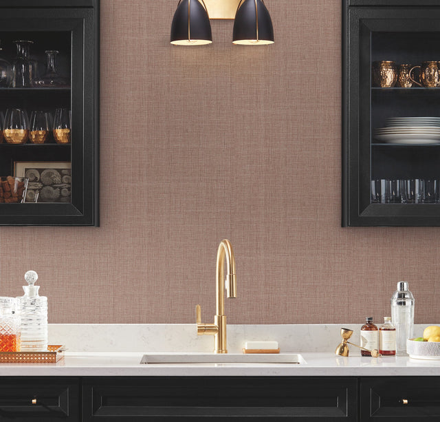 Amari Sedona Weaves Wallpaper in Red, Transitional Style - York GT4599N
