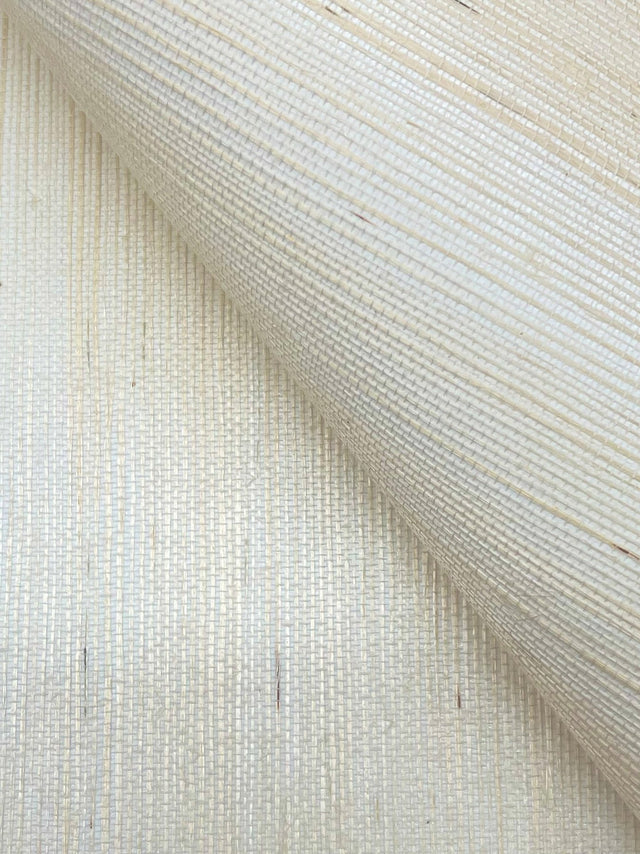 Maguey Sisal Cream Wallpaper with Traditional Grasscloth Texture - York GV0100NW