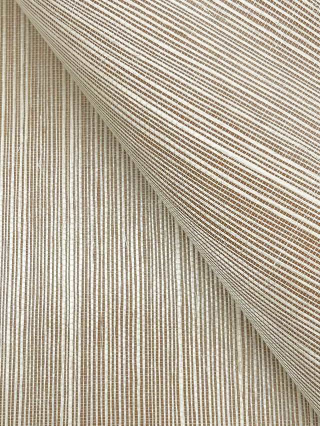 Maguey Sisal Almond Wallpaper with Traditional Grasscloth Style - York GV0105NW
