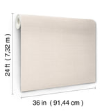 Maguey Sisal Latte Grasscloth Wallpaper - Ronald Redding GV0109NW