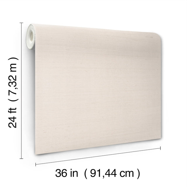 Maguey Sisal Latte Grasscloth Wallpaper - Ronald Redding GV0109NW