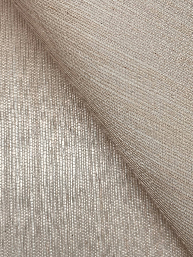 Maguey Sisal Buff Wallpaper with Traditional Grasscloth Texture - York GV0110NWFD
