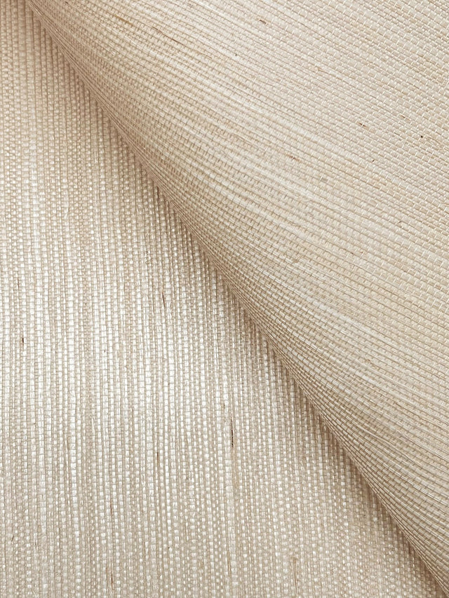 Maguey Sisal Buff Grasscloth Wallpaper with Traditional Style - York GV0110NW