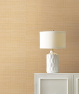Maguey Sisal Gold Grasscloth Wallpaper with Metallic Effect - York GV0111NW
