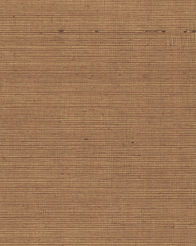 Maguey Sisal Gold Wallpaper with Metallic Grasscloth Texture - York GV0116NW