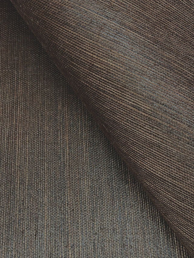 Maguey Sisal Walnut Grasscloth Wallpaper with Traditional Style - York GV0117NWFD