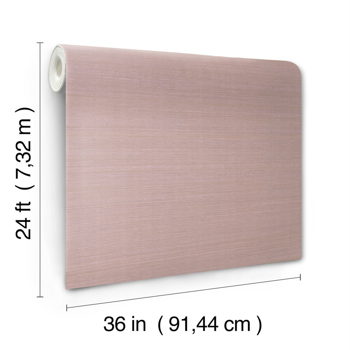 Maguey Sisal Orchid Grasscloth Wallpaper with Traditional Non Woven Backing - York GV0121NWFD