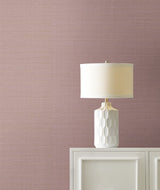 Maguey Sisal Orchid Grasscloth Wallpaper with Traditional Non Woven Backing - York GV0121NWFD