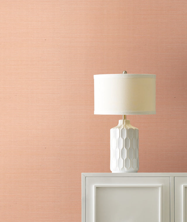 Maguey Sisal Cameo Wallpaper with Traditional Grasscloth Style - York GV0126NW