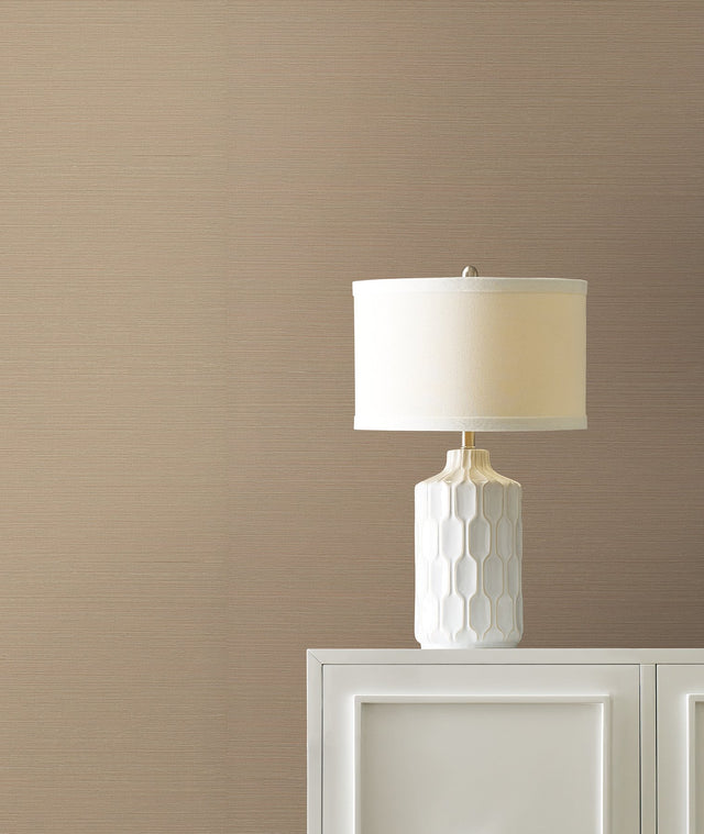 Maguey Sisal Adobe Grasscloth Wallpaper - York GV0129NW