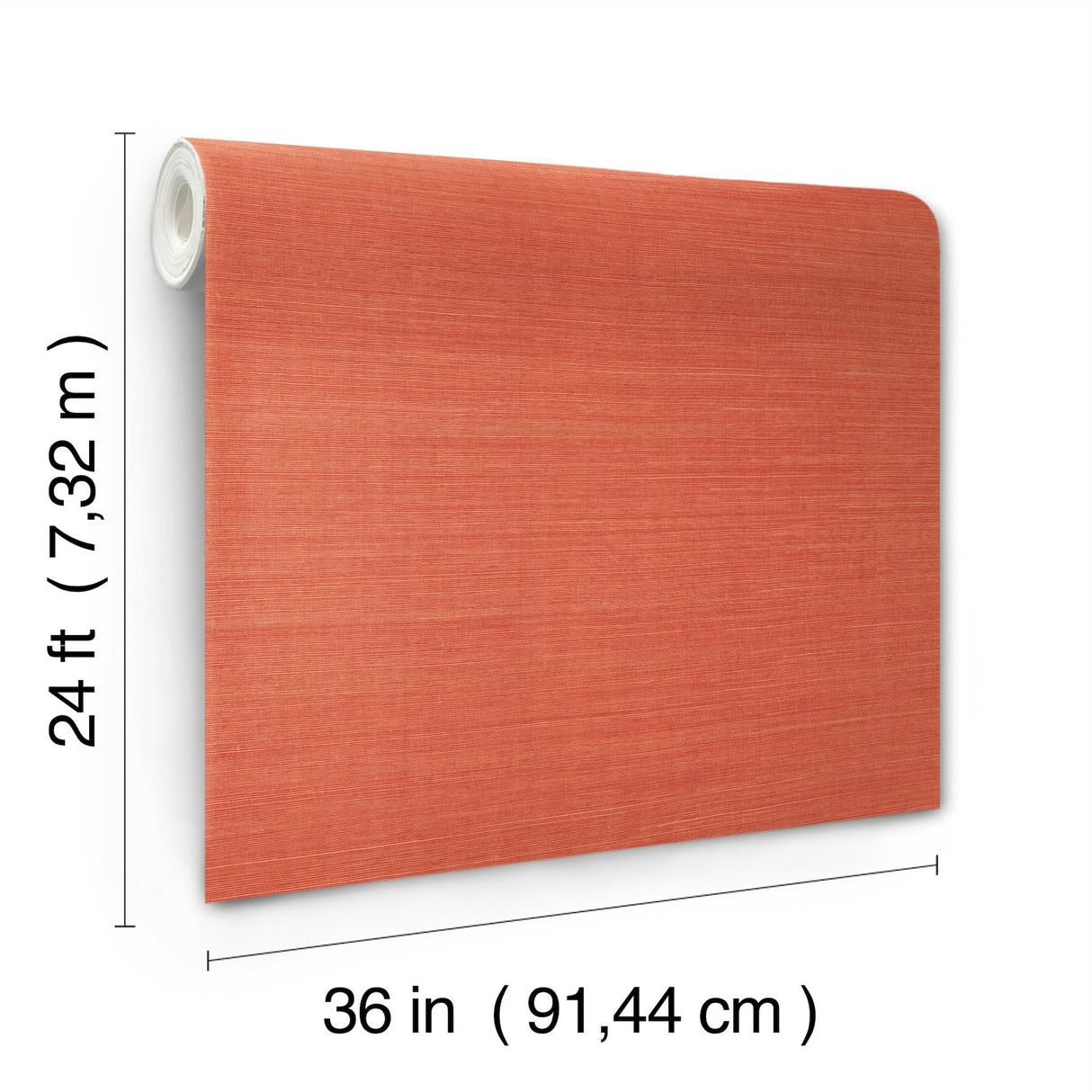 Maguey Sisal Rhubarb Grasscloth Wallpaper with Traditional Style - York GV0131NWFD