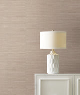 Maguey Sisal Driftwood Grasscloth Wallpaper with Metallic Effect - York GV0138NW