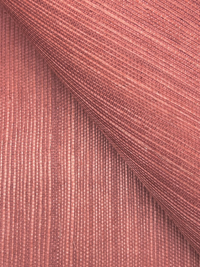 Maguey Sisal Rose Wallpaper with Natural Grasscloth Texture - York GV0139NWFD