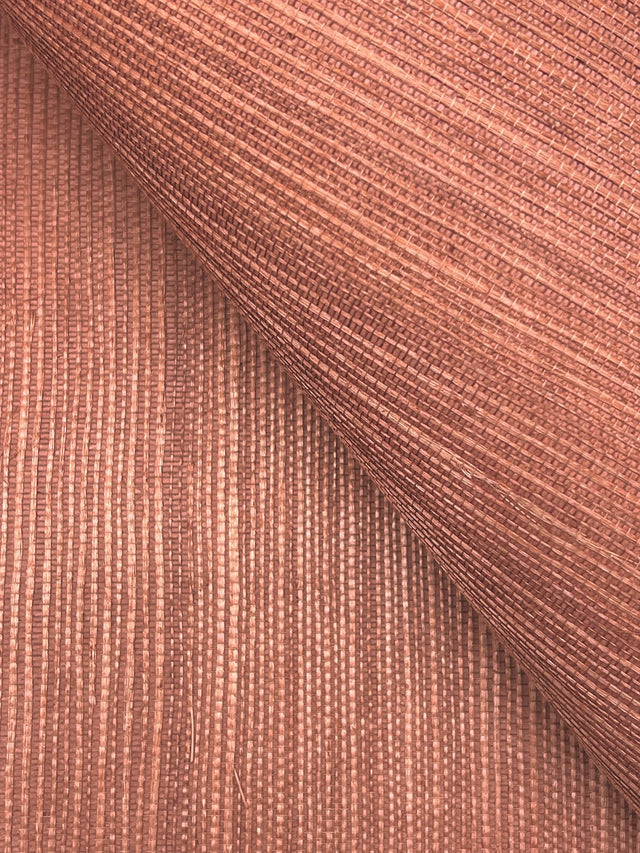 Maguey Sisal Rose Grasscloth Wallpaper with Traditional Style - York GV0139NW