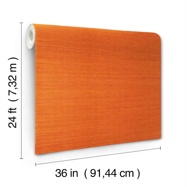 Maguey Sisal Clementine Grasscloth Wallpaper with Traditional Style - York GV0140NWFD