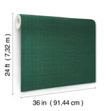 Maguey Sisal Forest Grasscloth Wallpaper - York GV0148NW