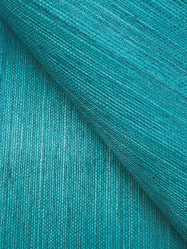 Maguey Sisal Lagoon Grasscloth Wallpaper with Traditional Style - York GV0155NW