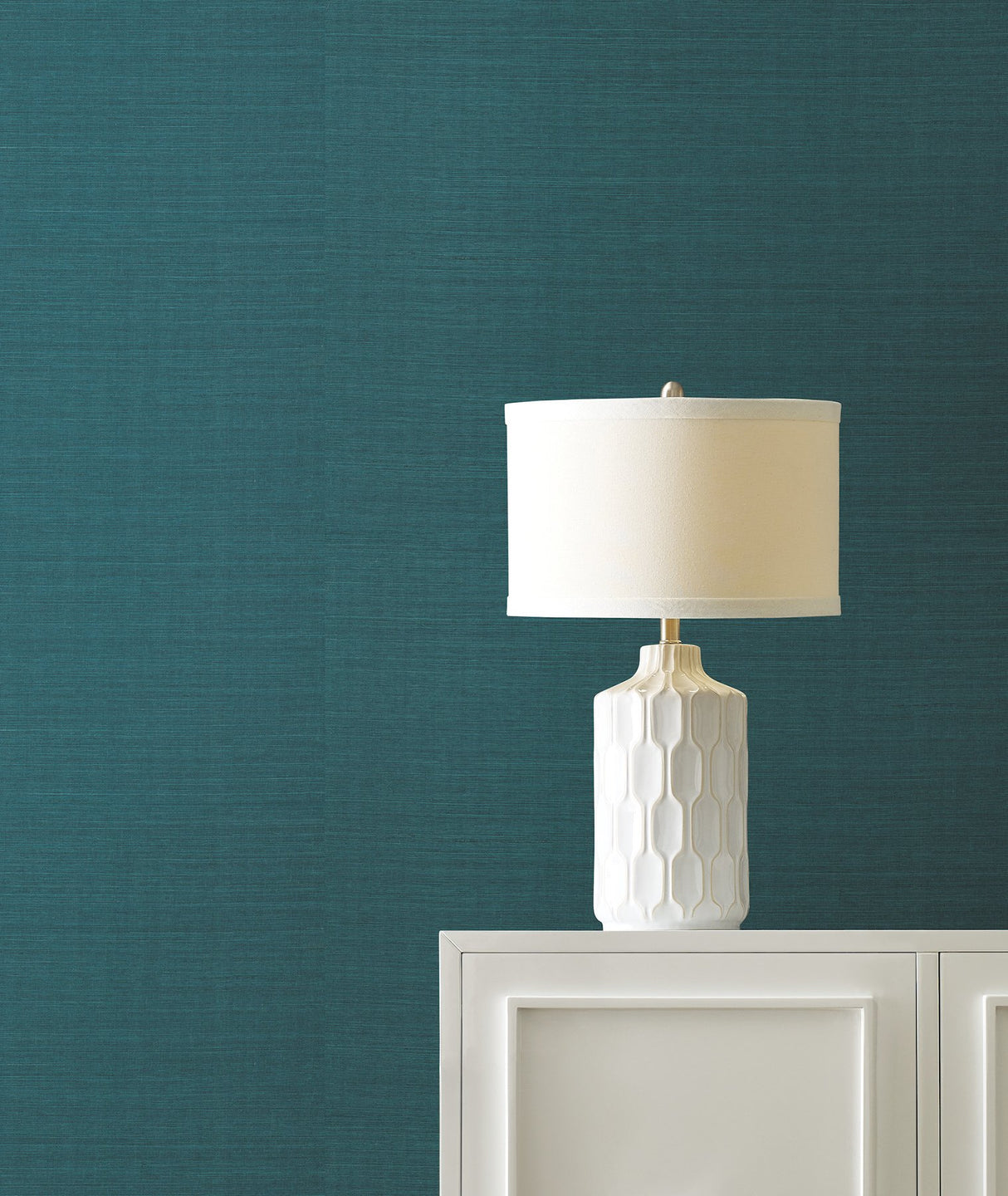 Maguey Sisal Agean Blue Grasscloth Wallpaper - York GV0156NWFD
