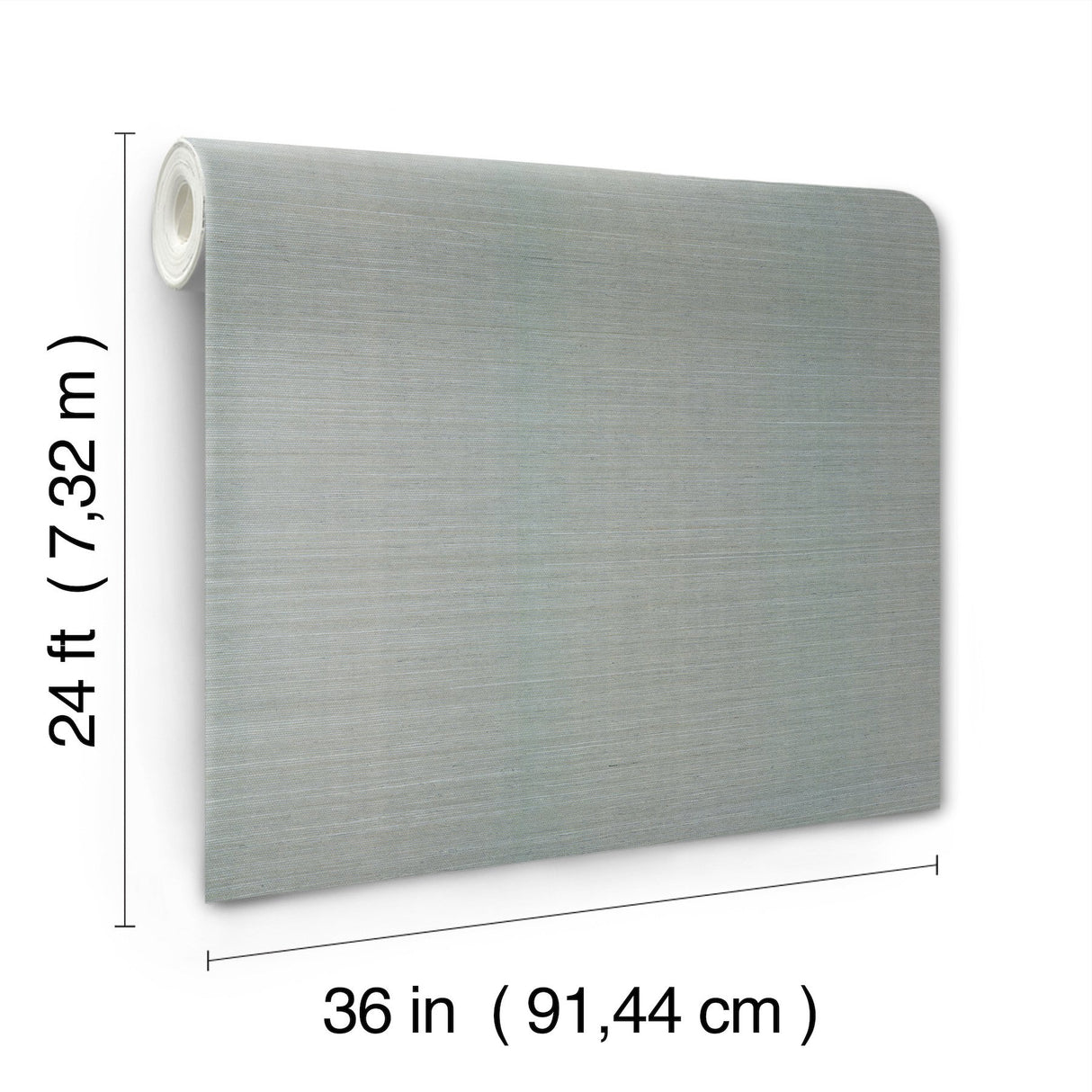 Maguey Sisal Slate Grasscloth Wallpaper with Traditional Non Woven Backing - York GV0158NWFD