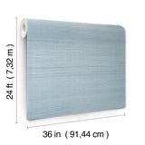 Maguey Sisal Sky Grasscloth Wallpaper with Traditional Style - York GV0159NW