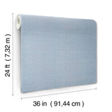 Maguey Sisal Cornflower Grasscloth Wallpaper, Traditional Style - York GV0160NW