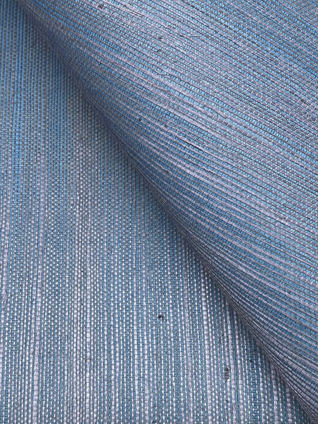Maguey Sisal Bluebell Grasscloth Wallpaper with Traditional Style - York GV0161NW