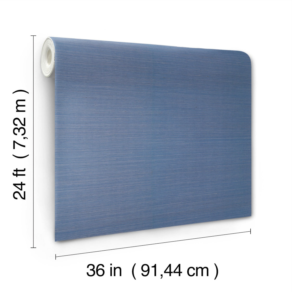 Maguey Sisal Bluebell Grasscloth Wallpaper with Traditional Style - York GV0161NW