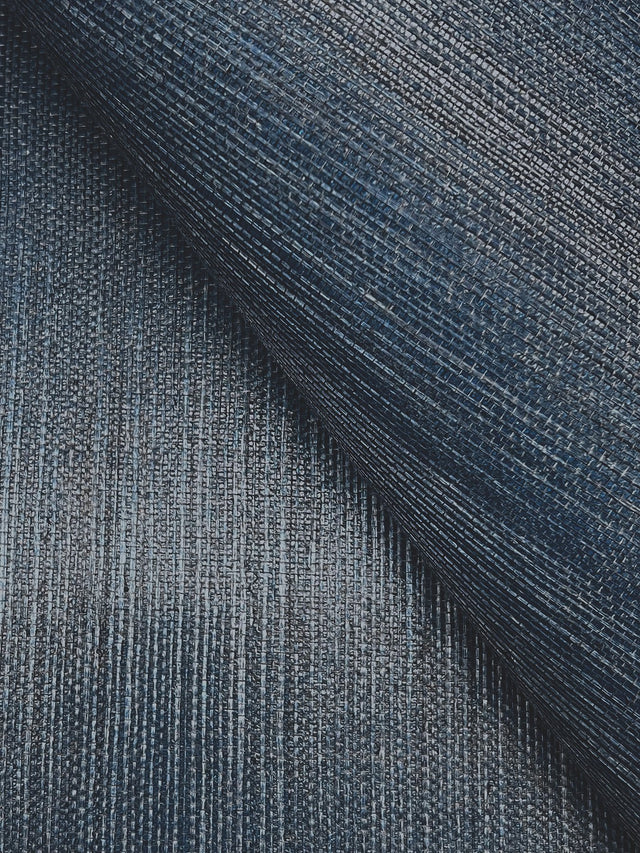 Maguey Sisal Indigo Grasscloth Wallpaper with Traditional Style - York GV0165NWFD