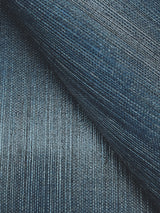 Maguey Sisal Indigo Wallpaper
