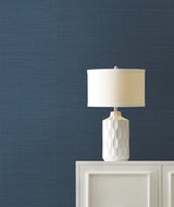 Maguey Sisal Indigo Wallpaper