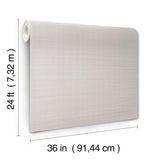 Maguey Sisal Apollo Grey Grasscloth Wallpaper, Traditional - York GV0166NW