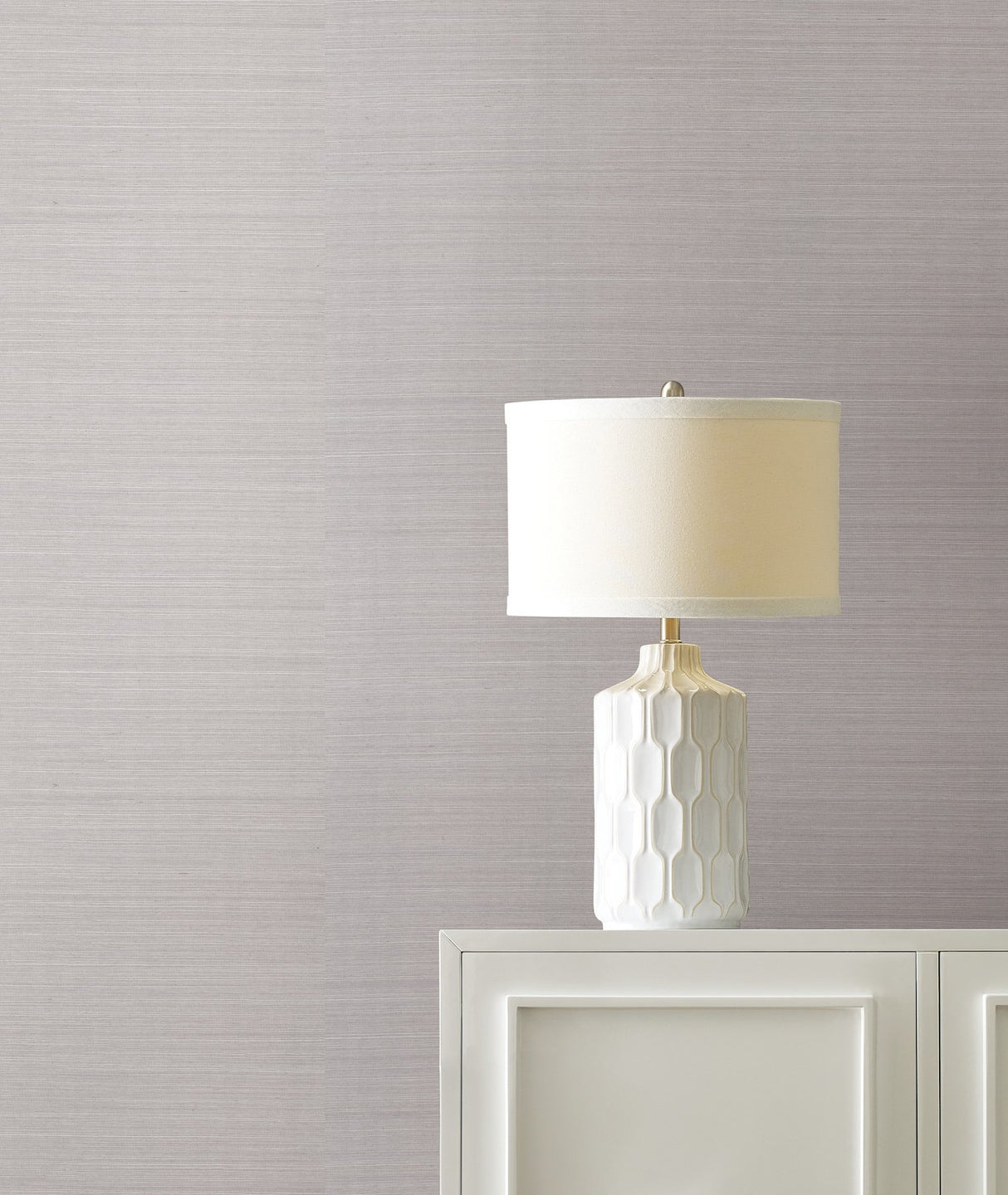Maguey Sisal Apollo Grey Grasscloth Wallpaper, Traditional - York GV0166NW