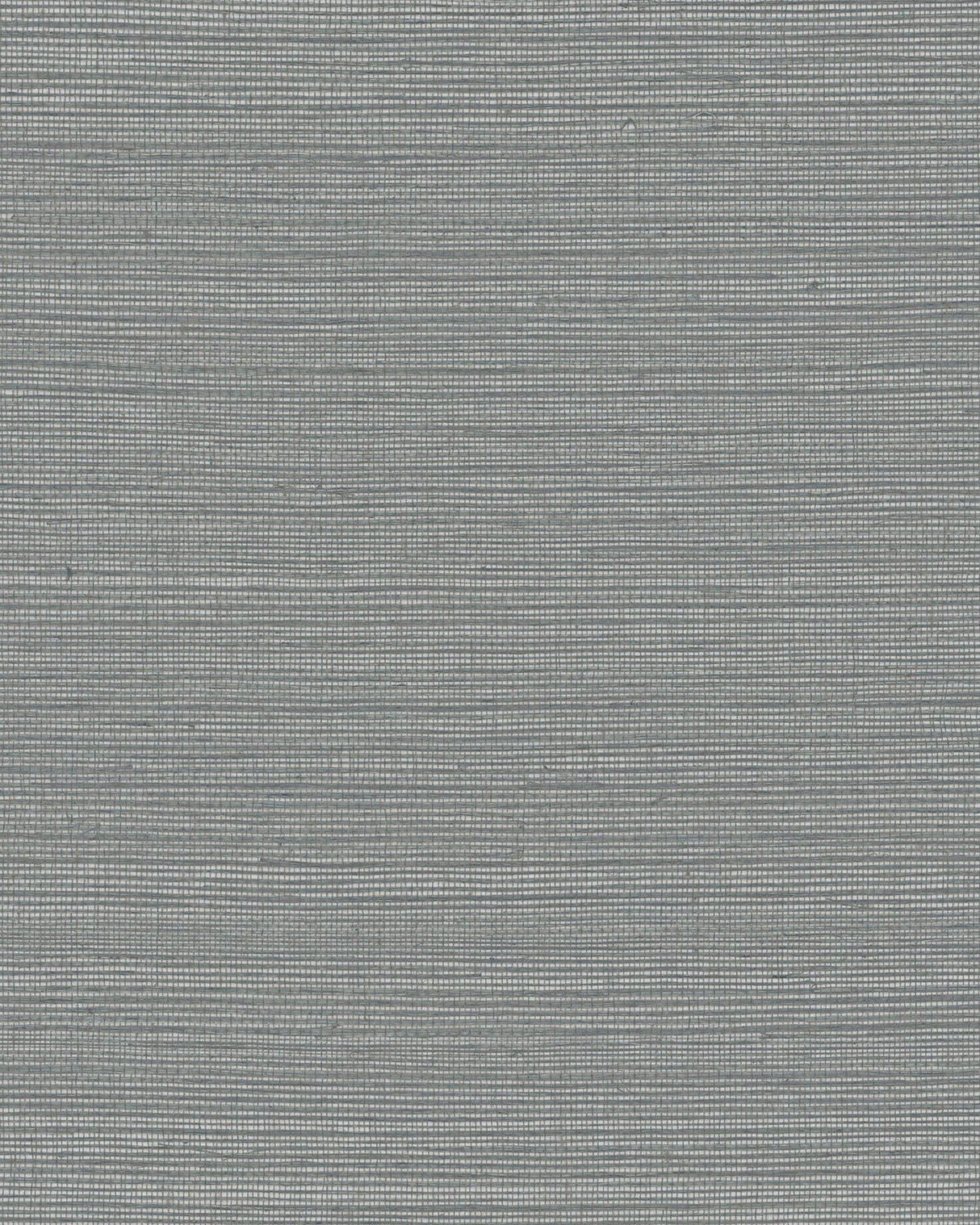 Maguey Sisal Graphite Wallpaper with Metallic Grasscloth Texture - York GV0170NW