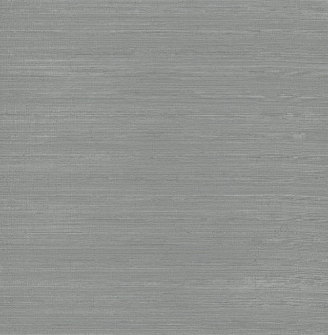 Maguey Sisal Graphite Grasscloth Wallpaper with Metallic Effect - York GV0170NWFD