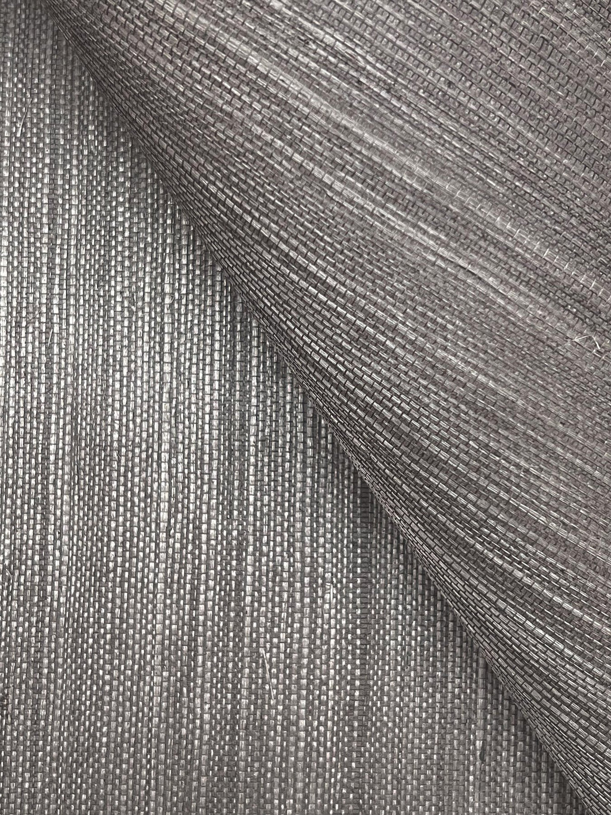 Maguey Sisal Smoke Grasscloth Wallpaper - Traditional Style - York GV0171NW