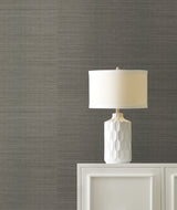 Maguey Sisal Smoke Grasscloth Wallpaper - Traditional Style - York GV0171NW