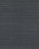 Maguey Sisal Gunmetal Wallpaper with Grasscloth Texture - York GV0172NW