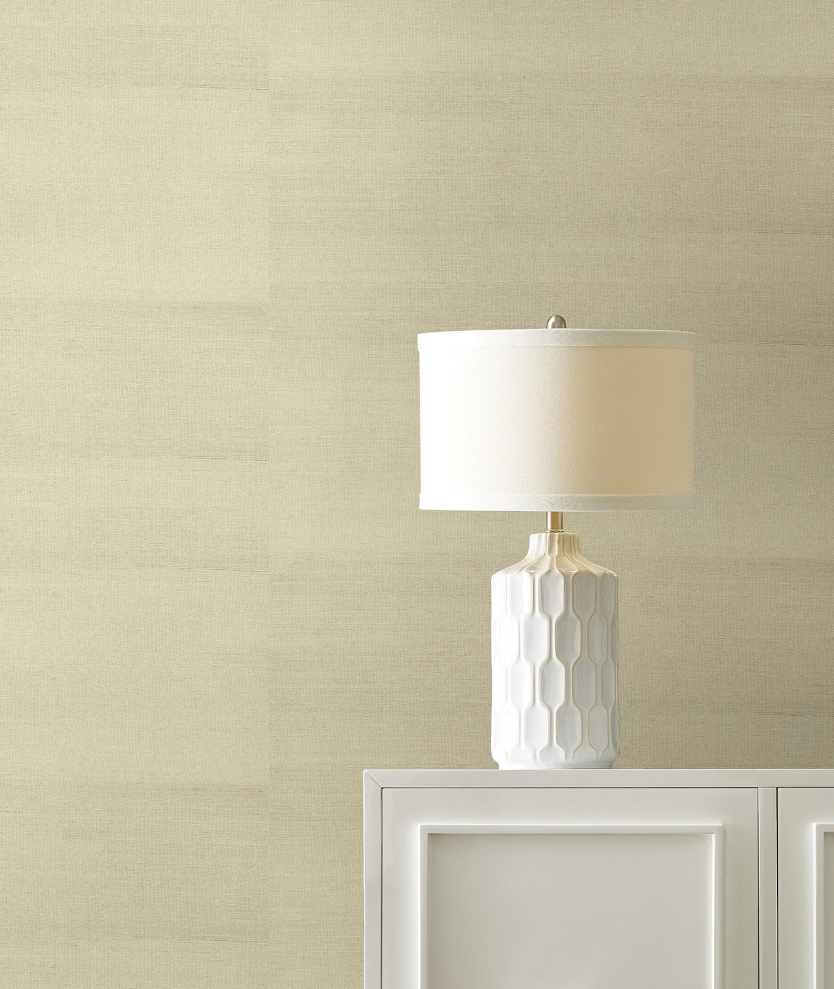 Maguey Sisal Oat Wallpaper with Traditional Grasscloth Texture - York GV0173NWFD