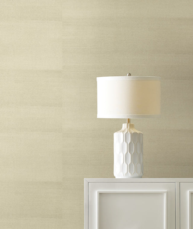 Maguey Sisal Oat Wallpaper with Traditional Grasscloth Texture - York GV0173NWFD