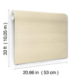 Maguey Sisal Oat Wallpaper with Natural Grasscloth Texture - York GV0173NW