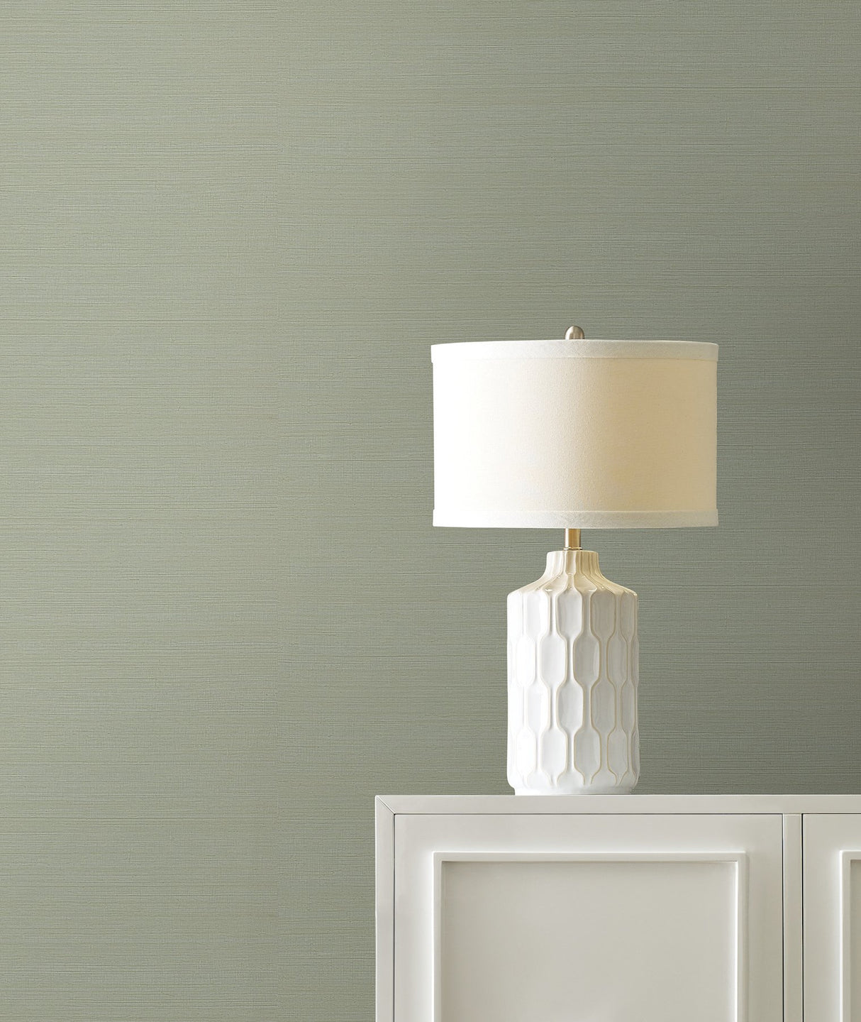 Maguey Sisal Putty Grasscloth Wallpaper with Traditional Style - York GV0175NW