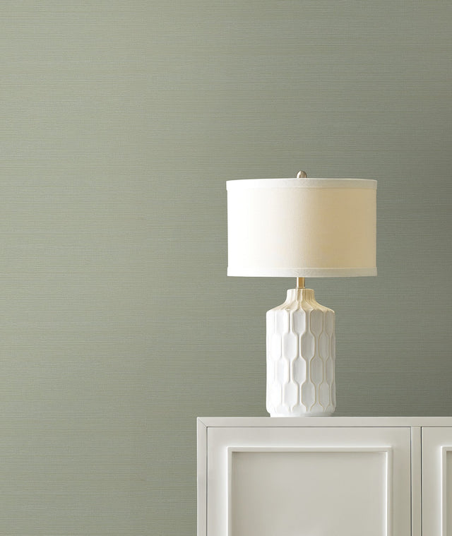 Maguey Sisal Putty Grasscloth Wallpaper with Traditional Style - York GV0175NW