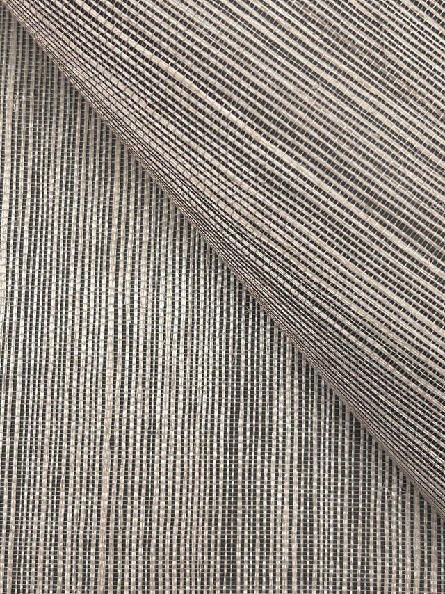 Maguey Sisal Black Grasscloth Wallpaper with Traditional Style - York GV0177NWFD