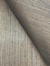 Maguey Sisal Graphite Grasscloth Wallpaper with Metallic Effect - York GV0178NWFD