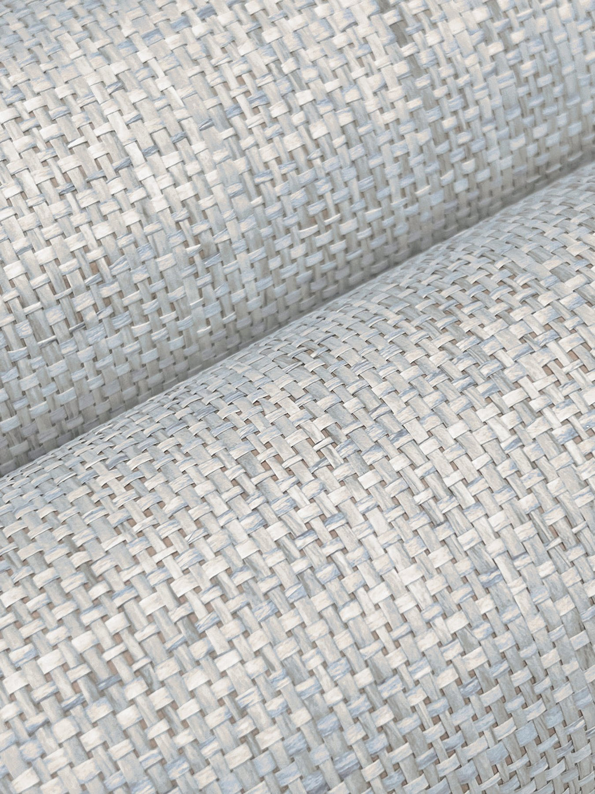 Edo Paperweave Sky Grasscloth Wallpaper with Paper Weave Texture - York GV0180