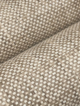 Kami Paperweave Mushroom Wallpaper with Paper Weave Grasscloth Texture - York GV0186LM