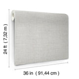 Tailored Weave Sea Glass Wallpaper with Paper Weave Grasscloth Texture - York GV0195